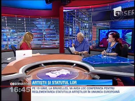 Stela Popescu si Alexandru Arsinel vor participa la conferinta statutului artistilor in UE