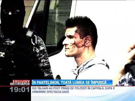 UPDATE! Doi hoti au fost prinsi cu focuri de arma, dupa o urmarire spectaculoasa prin Capitala