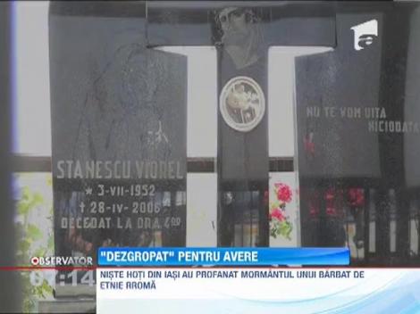 Scandal in cimitir, la Iasi