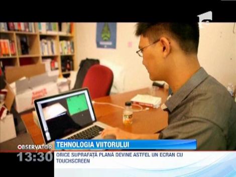 Orice suprafata plana poate deveni ecran de telefon sau interfata de telecomanda