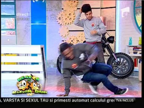 Lil G & Neguin, demonstratie de B-Boying