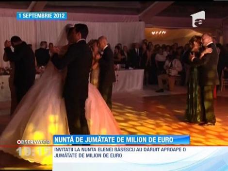 Elena Basescu, nunta de o jumatate de milion de euro