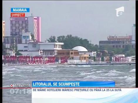 Din acest weekend preturile pe litoral cresc cu pana la 25%