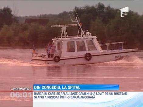 Concediu in Delta terminat la spital