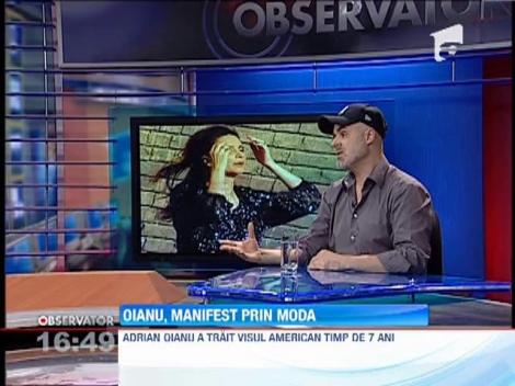 Adrian Oianu, manifest prin moda
