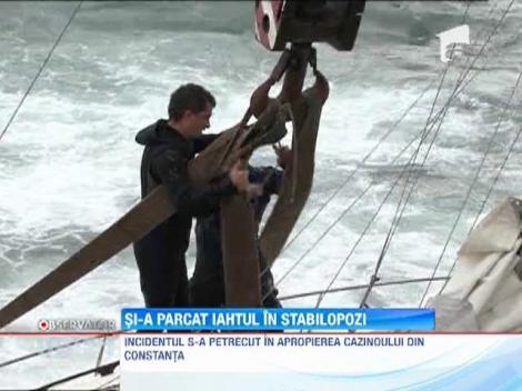 Iaht esuat in Portul Constanta