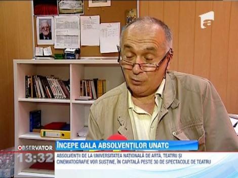 Incepe gala absolventilor UNATC