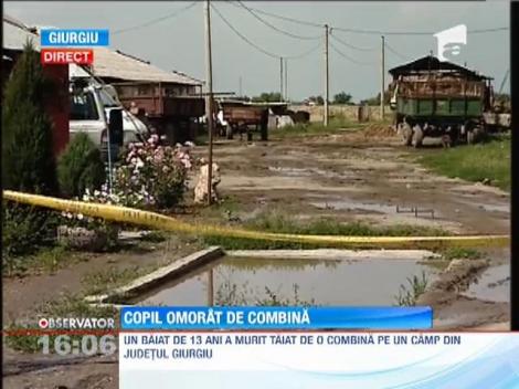 Bucuresti: Un copil a fost strivit de combina de treierat graul