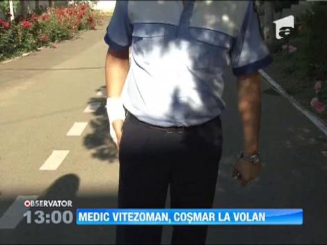 Urmarire ca-n filme pe A3! O soferita din Ploiesti a lovit un politist si a fugit pe contrasens, cu farurile stinse