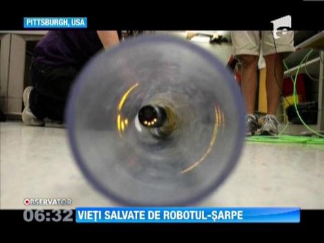 Un robot in forma de sarpe ar putea salva mii de vieti intr-un viitor apropiat