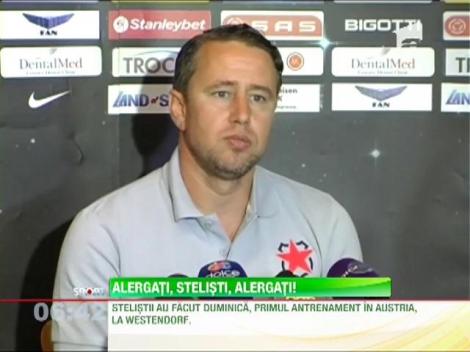 Antrenamente dure pentru stelisti, in cantonamentul din Austria