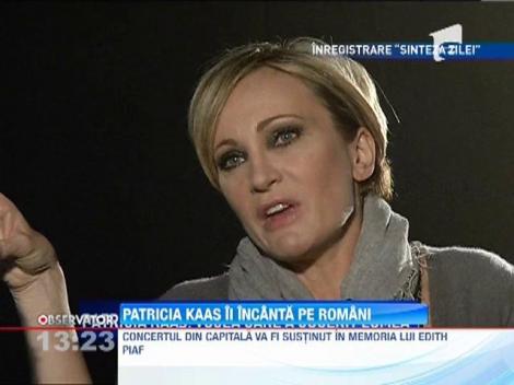 Patricia Kaas va sustine un concert in memoria lui Edith Piaf la Sala Palatului din Bucuresti.