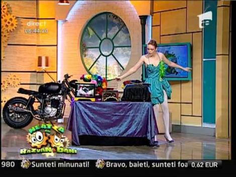 Numar de magie cu iluzionistul Cristina Strecopitov