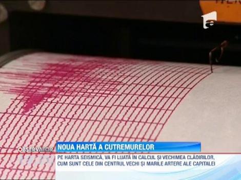 Harta seismica a Bucurestiului