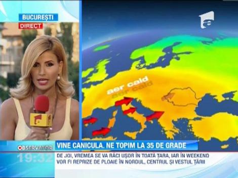 Romania incepe sa fiarba! Vine canicula