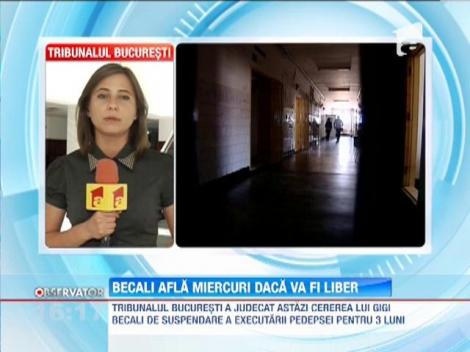 Gigi Becali va afla miercuri daca ii va fi aprobata cererea de intrerupere a pedepsei