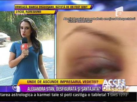 Vezi aici locul unde a fost batuta si aruncata din masina Alexandra Stan!