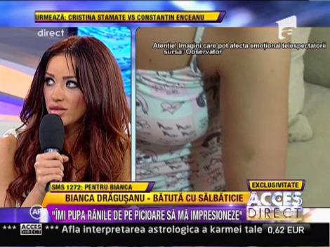 Bianca: "Simteam ca imi dau sufletul dupa bataile lui"