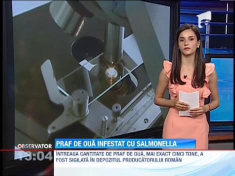 Praf de oua infestat cu salmonela