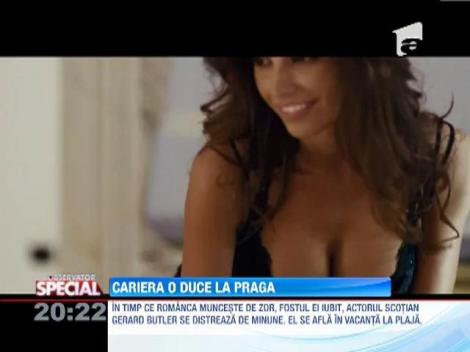 Madalina Ghenea se muta la Praga, unde vor incepe filmarile la noul serial in care va juca