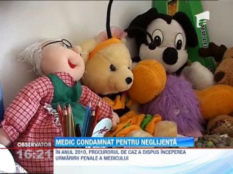 Medic condamnat la trei ani cu suspendare pentru neglijenta