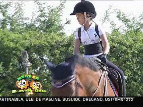 Anne Marie Bianca Bontea, cea mai tanara campioana la echitatie din Romania