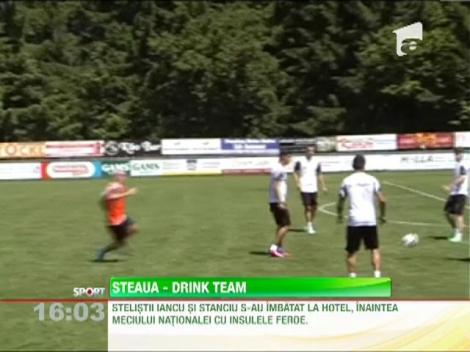 Pustii Gabi Iancu si Nicusor Stanciu s-au imbatat in camera in cantonamentul din Feroe