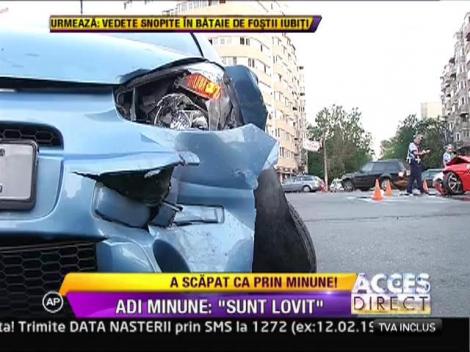 Adrian Minune si-a facut praf Ferrari-ul