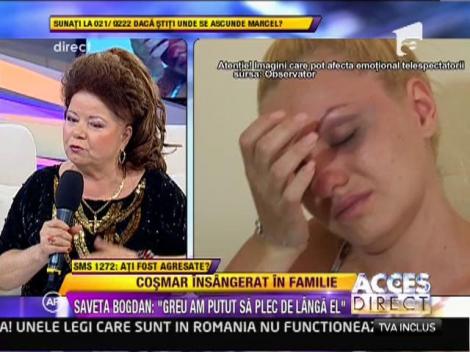 Saveta Bogdan: "Greu am putut sa plec de langa el"