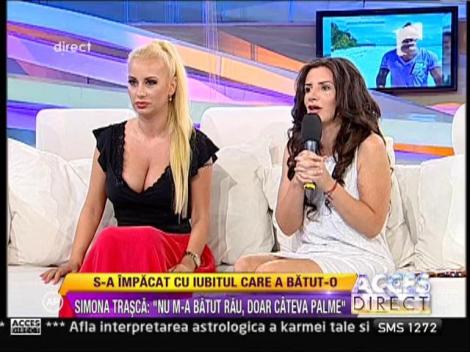Simona Trasca s-a impacat cu iubitul care a batut-o!