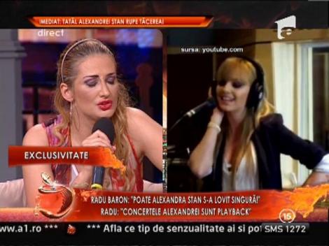 Radu Baron: "Concertele Alexandrei Stan sunt playback"