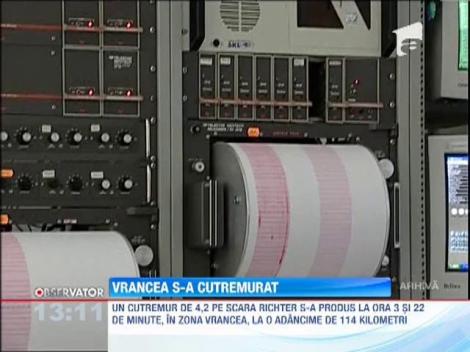 Un cutremur de 4,2 pe scara Richter s-a produs in zona Vrancea