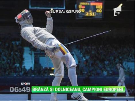 Medalii de aur pentru Ana-Maria Branza si Tiberiu Dolniceanu, la campionatele europene de scrima