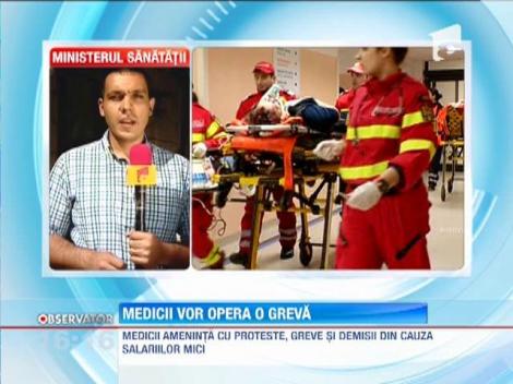 Medicii ameninta cu proteste, greve si demisii din cauza salariilor mici