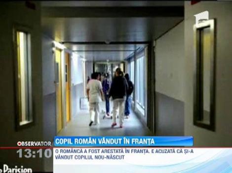 Copil roman vandut in Franta