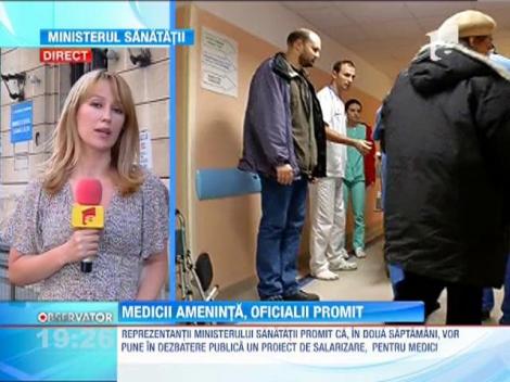 Spitalele din Romania s-ar putea inchide! De la 1 iulie, medicii vor sa intre in greva generala