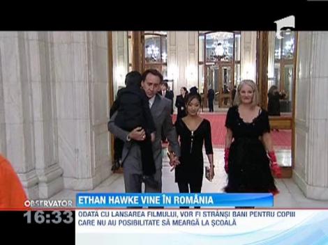 Actorul Ethan Hawke vine in Romania pentru a lansa filmul "Before Midnight"