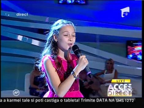 Francesca Nicolescu a castigat premiul de popularitate la "Next Star". Emisiunea lui Negru, lider de piata