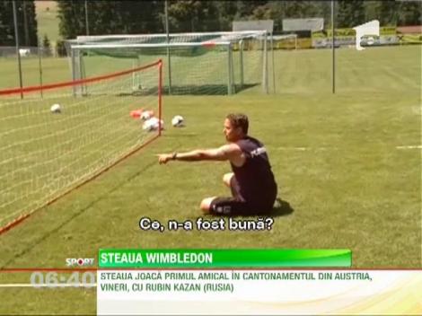 Reghe si Mache au fost adversari la tenis cu piciorul in Austria