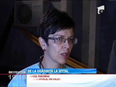 Galati: Mai multi copii de la o gradinita au ajuns la spital cu toxiinfectie alimentara