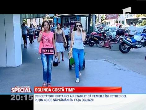 Afla aici cate zile din viata pierde o femeie in fata oglinzii!