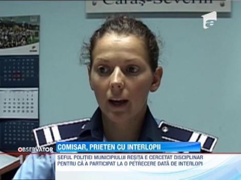 Comisar din Resita, prieten cu interlopii