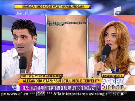 Pepe, alaturi de Alexandra Stan: "Imi pare rau sa vad o femeie in situatia asta"