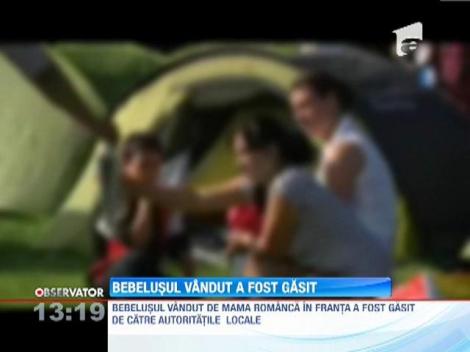 Bebelusul vandut de o romanca a fost gasit de autoritatile franceze