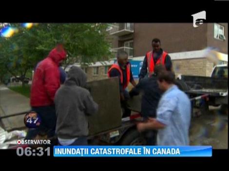 Inundatii devastatoare in Canada