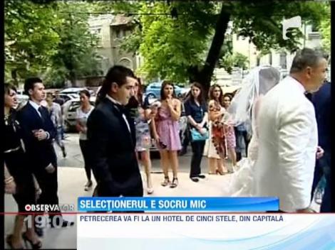 Victor Piturca e socru mic! Fiica selectionerului, Claudia, s-a maritat cu Mihai Naboiu 