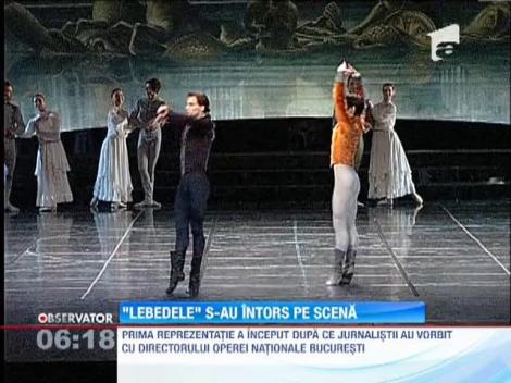Spectacolul "Lacul Lebedelor" a revenit la Opera Nationala din Bucuresti