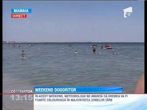 Weekend fierbinte pe litoral