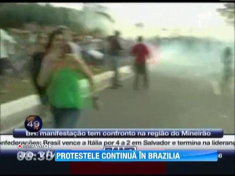 Protestele continua in Brazilia