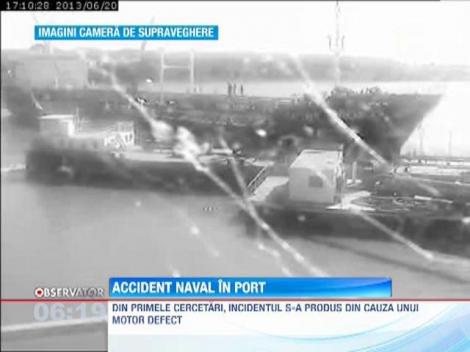 Accident naval pe Dunare, la Galati